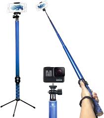 Atumtek selfie stick tripod, extendable 3 in 1 aluminum bluetooth selfie stick with wireless remote and tripod stand 360° rotation for iphone 12/11/11 pro/xs max/xs/xr/x/8/7, samsung and smartphone: Amazon Com Bluetooth Long Selfie Stick Super Length Lightweight Extendable Pole From 20 To 118 Built In Wireless Remote Shutter Grip Holder Mount Compatible Iphone Samsung Android Cell Phone Blue Camera Photo