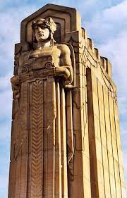 The hope memorial bridge, which hovers over the cuyahoga river and sits just outside progressive field, is known for its gigantic guardians of traffic statues that are said. Lorain Carnegie Bridge Cleveland Ohio Art Deco Architecture Art Deco Sculpture Art Deco Buildings