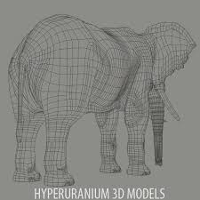 African Elephant 3d Model In 2020 African Elephant Elephant Elephant Sculpture