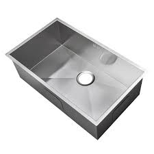 Measure the sink width by placing your tape measure at the back edge of the sink (closest to the kitchen faucet) and stretching it across the sink basin to the front edge. 740x440 Mm Undermount Deep Wide Single Bowl Handmade Steel Sink Ds008 Grand Taps