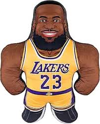Amazon.com: Bleacher Creatures Los Angeles Lakers Lebron James 24" NBA  Bleacher Buddy