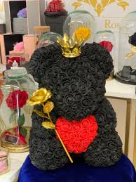 Now order always n forever is the best in flowers delivery, bakery and confectionery industry. Forever Rose Teddy Bear Black Rose Teddy Bear In Harlingen Tx Royalty Roses