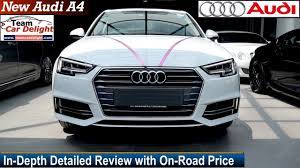 Made available is provided solely as a source of information for visitors to the audi india websites and does not represent investment advice or any. New Audi A4 Detailed Review With On Road Price Features Interior Audi A4 India Youtube
