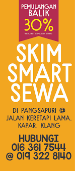 Untuk maklman, smart sewa selangor ialah skim yang menawarkan sewaan rumah kepada golongan berpendapatan rendah dan sederhana dan 30% daripada jumlah sewaan bersih akan digunakan untuk membayar deposit pembelian rumah selangorku. é›ªå…°èŽªskim Smart Sewa Selangorè®¡åˆ' è®©ä½ ä»¥è¶…ä½Žç§Ÿé‡'æ¥ç§Ÿæˆ¿å­ Lc å°å‚¢ä¼™ç¶œåˆç¶²