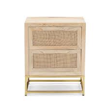 Barbados two drawer socialwicker www.socialwicker.com. Nightstands Modern Furniture Living Room Rattan Furniture