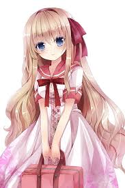 The color itself sometimes reflects how down to earth the characters are. Cute Kawaii Anime Girl Blonde Hair Novocom Top
