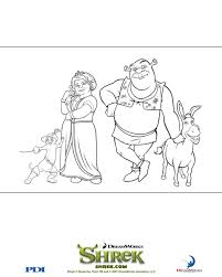 Coloring Page Shrek In 2020 Coloring Pages Shrek Dreamworks Animation