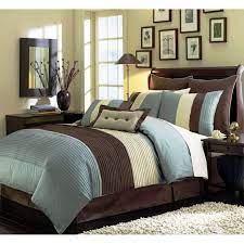Ships free orders over $39. 8 Pieces Luxury Stripe Green Brown Beige Comforter Bed In A Bag Set Full Size Comforters Bedding Sets Home Garden