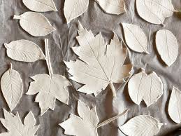 Pressed Paper Clay Leaves A Little Fall Craft Project Clay Crafts For Kids Clay Crafts Air Dry Paper Clay