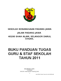 Sumbangan ramadhan 19/8/2010 pada anak yatim sekolah kebangsaan padang jawa. Buku Panduan Tugas Guru Skpj 2011