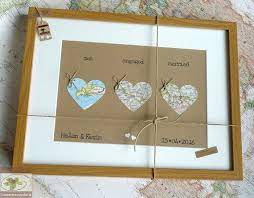 Wedding Map Hearts Personalised Wedding Keepsake Framed Love Heart Custom Anniversary Gift Map Of Love Handmade In Ireland Custom Anniversary Gift Diy Gifts For Boyfriend Boyfriend Gifts