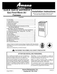 Check spelling or type a new query. Gux X Guc X And Gud X Gas Fired Warm Air Furnace Installation