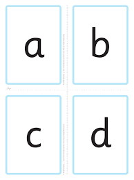Cut out the template around the gre. Free Alphabet Flashcards Letters Lowercase Pdf