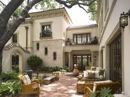 Spanish style house plans & floor plans. Love The Gray Cooler Palette On The Spanish Exterior Harrison Design Associates Projects Spanish Style Homes Courtyard House Plans Spanish House