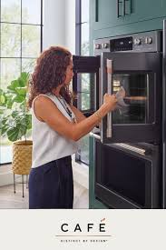 Cafe Wall Ovens Look As Good As They Bake Chef Inspired Built In Single And Double Wall Ovens Feature Tr Modern Kitchen Appliances French Door Oven Wall Oven