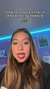 Singing Songs I Wrote In Middle School