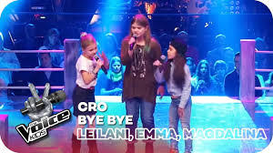 Bij deze show gaat het om echt talent. Cro Bye Bye Magdalina Emma Leilani Battles The Voice Kids 2016 Youtube