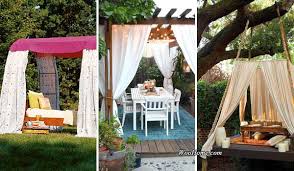 Choose a design with more space between each slat if you. 26 Ideas To Decorate Outdoor With Bright Fabrics In The Summer Days Amazing Diy Interior Home Design