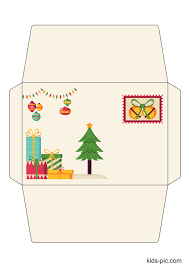 The playful summer santa design envelope template in word could be great for your next holiday letter. 24 Letter Envelope Template To From Santa Kids Pic Com