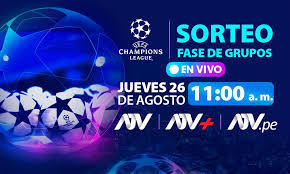 La champions league 2021/22 ya ha empezado a disputarse. Champions League Atv Atv Y Atv Pe Transmitiran En Vivo El Sorteo De La Fase De Grupos Atv