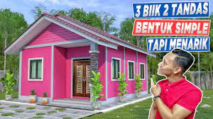 Rumah teres 4 bilik reka bentuk rumah kecil pelan rumah minimalis pelan rumah 5 bilik tidur pelan lantai banglo 2 tingkat pelan rumah simple pelan rumah banglo 1 tingkat rumah banglo setingkat setengah jenis tingkap rumah modern bina rumah kampung design rumah banglo. Design Rumah Banglo Simple 3 Bilik 2 Bilik Air 20 X31 Feet Youtube