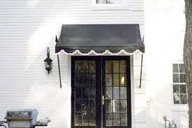 Porchlight Interiors Little Black Awning House Exterior Canopy Design Black French Doors
