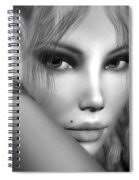 Silver Girl Shower Curtain by Carol Cavalaris