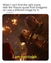 The hardware has spawned the inevitable comparisons and memes. Meme Thanos I Am Inevitable Funny Memes Really Funny Memes Nerdy Quote