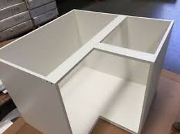 Kitchen entrance aluminium big material bi fold doors and. Flat Pack Kitchen Corner Cabinet 900x900 With Bifold Doors Gloss White Poly 286 Ebay