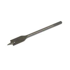 These bits are meant for holes that go all the way through the wood. Silverline Flat Bit Titanium Extra Long Spade Drill Bits Wood Boring Large Hole Ebay