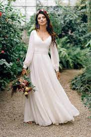 Vestido De Noiva Simples E Minimalista Plus Wedding Dresses Bride Dress Simple Wedding Dress Long Sleeve