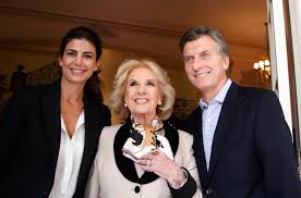 Marcela, the couple's daughter, was born in 1950. Datei Juliana Awada Mirtha Legrand And Mauricio Macri June 2013 Jpg Wikipedia