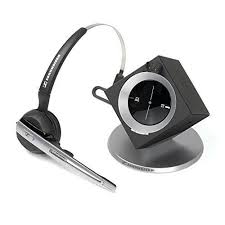 Sennheiser Officerunner Convertible Wireless Office Headset With Microphone Dect 6 0 Classic Silver