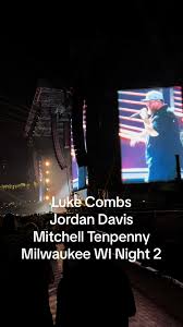 Luke Combs night 2 in Milwaukee WI Night 2 #lukecombs #wisconsin #concerts  #countrymusic #milwaukee
