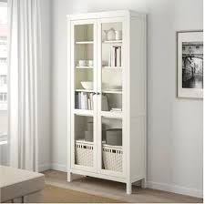 Hemnes Vitrina Blanco Ikea Bookcase With Glass Doors Glass Cabinet Doors Hemnes
