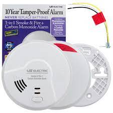 Home smoke & gas detectors. Usi 3 In 1 Mic1509s Universal Smoke Fire Carbon Monoxide 10yr Battery Home Garden Khuddam Home Improvement