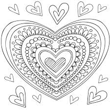 Coloriage Mandala Coeur A Colorier Dessin A Imprimer Love Coloring Pages Coloring Pages Zentangle Patterns