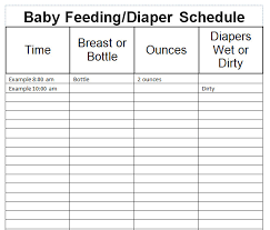 babywise schedule chart beautiful newborn baby schedule