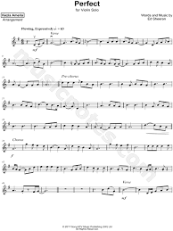 Kezia Amelia Perfect Sheet Music Violin Solo In G Major Download Print Sheet Music Violin Sheet Music Violin Music