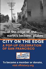 According To Urban Legend A Massive Earthquake Quake Could Cause San Francisco Perhapsvthe Whole State To Break Apa Historical Society San Andreas Fault San