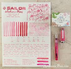 Thinkthursday Sailor Sakura Mori Sakura Pens Pen And Paper Pink Planner