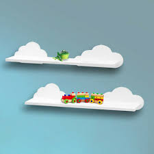 Maybe you would like to learn more about one of these? 2 White Wooden Floating Cloud Shelves Kids Room Display Storage Shelf Hanging 5017403019930 Ebay