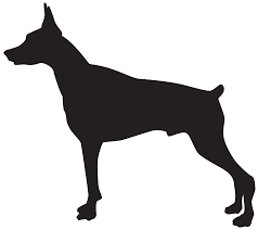 Doberman Dog Silhouette Png Transparent Clip Art Image Gallery Yopriceville High Quality Images And Transparent Png Free Clipart