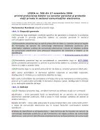 0 evaluări0% au considerat acest document util (0 voturi). Https Www Engie Ro Wp Content Uploads 2020 07 Legea Nr 506 2004 Pdf