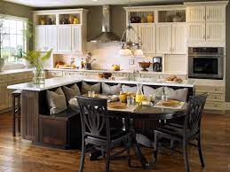The oak woodwork gives the. Kitchen Island With Seating Small Kitchen Island Ideas Kitchenisland Kitchen Island Built In Seating Kitchen Island With Bench Seating Kitchen Design Small