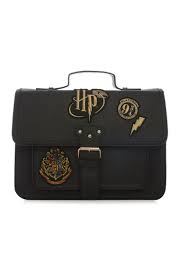 Primark Bolsa Satchel Harry Potter Preto Bolsa Harry Potter Harry Potter Sapatos Joias Do Harry Potter