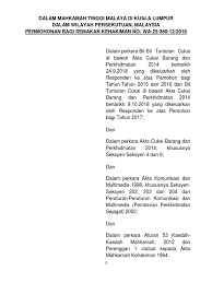 Setiap pihak (kecuali pengguna akhir) dalam rantaian bekalan layak menuntut semula kredit cukai input. Wa 25 380 12 2019 Asiaspace Sdn Bhd V Ketua Pengrah Kastam Dan Eksais Jurisdiction Justice