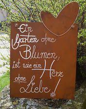 Edelrost Spruchtafel Ein Garten Ohn In 2020 Raised Bed Garden Design Raised Garden Beds Diy Raised Garden
