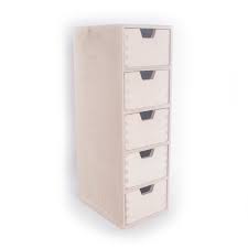 Mdesign plastic stackable toy storage bin box with lid, 5 high, 4 pack. Vertical Plain Wooden Storage Box With 5 Drawers Craft Wood Chest Organiser Ebay