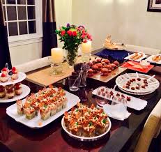 Indian Tapas Appetizer Table For Cocktail Event Food Appetizers Table Tapas